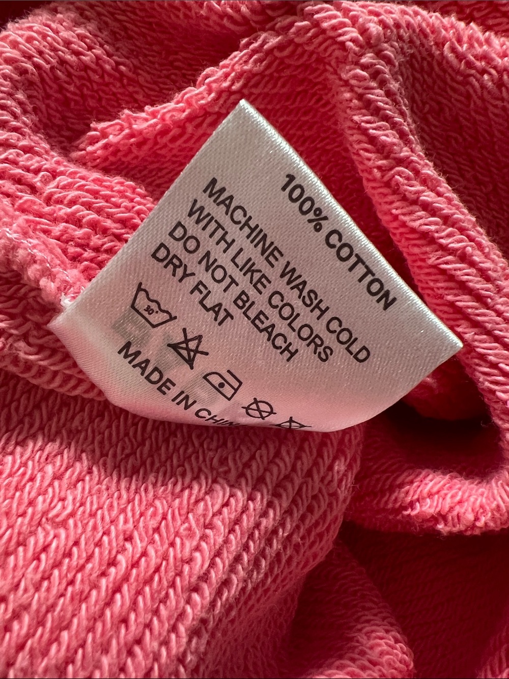 PARKE Bloom Pink Varsity Heritage Mockneck Sweatshirt Size S/M New In Bag NWT - Picture 9 of 11